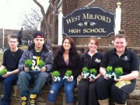 students bring luck to elderly students bring luck to elderly