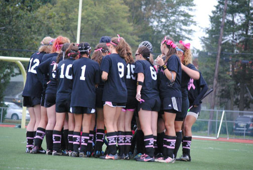Field Hockey Teams Play for the Cure
