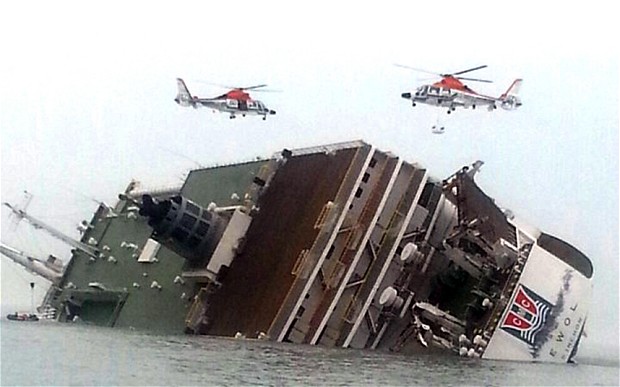 South Korean ferry disaster claims lives: At least 201 people dead, many students on a class trip