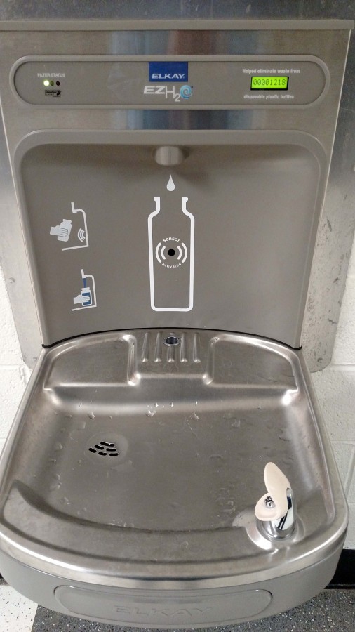 Drink up with our new water fountain!