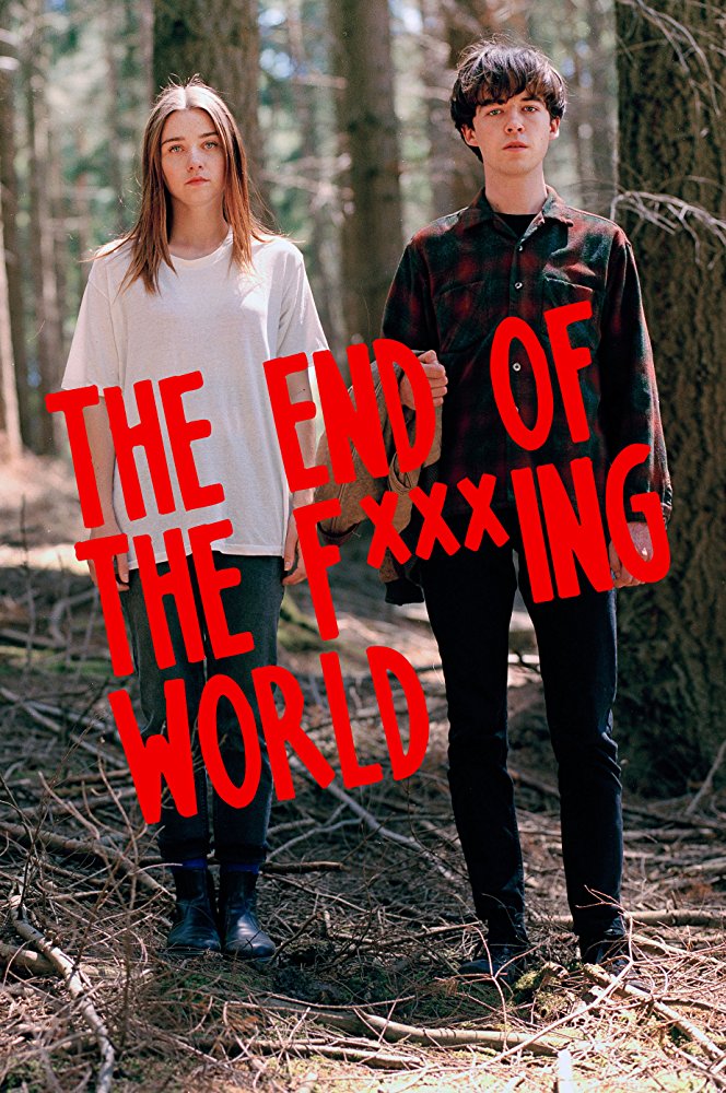 Above: Jessica Barden and Alex Lawther in the promotional poster for “The End of the F***ing World”. Photo Courtesy: mcsun.org