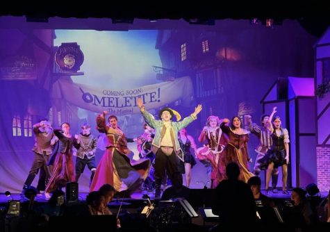 Students welcome West Milford to the Renaissance in Something Rotten!