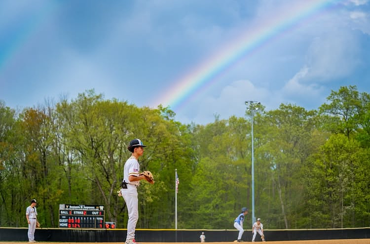 Colby Scott during the Highlanders' 12-2 win over Mahwah