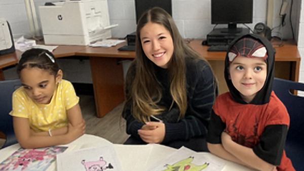 Art students bring monsters to life