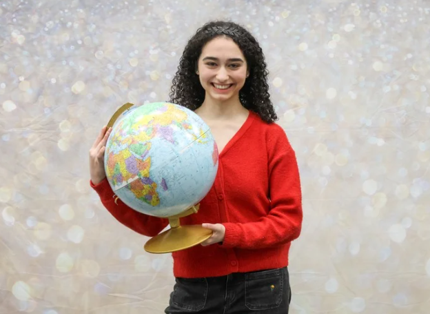 Megan Seidner is on top of the world after being named Valedictorian for the Class of 2025.
