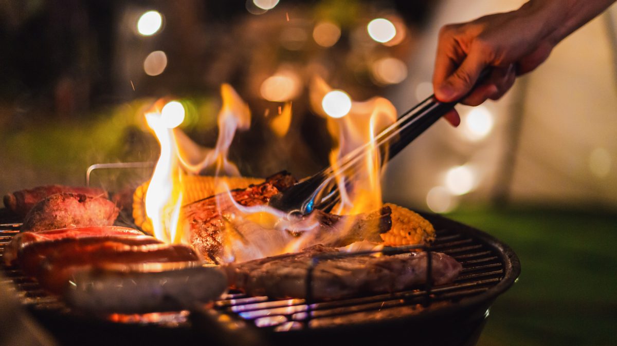 A picture of a summer bbq