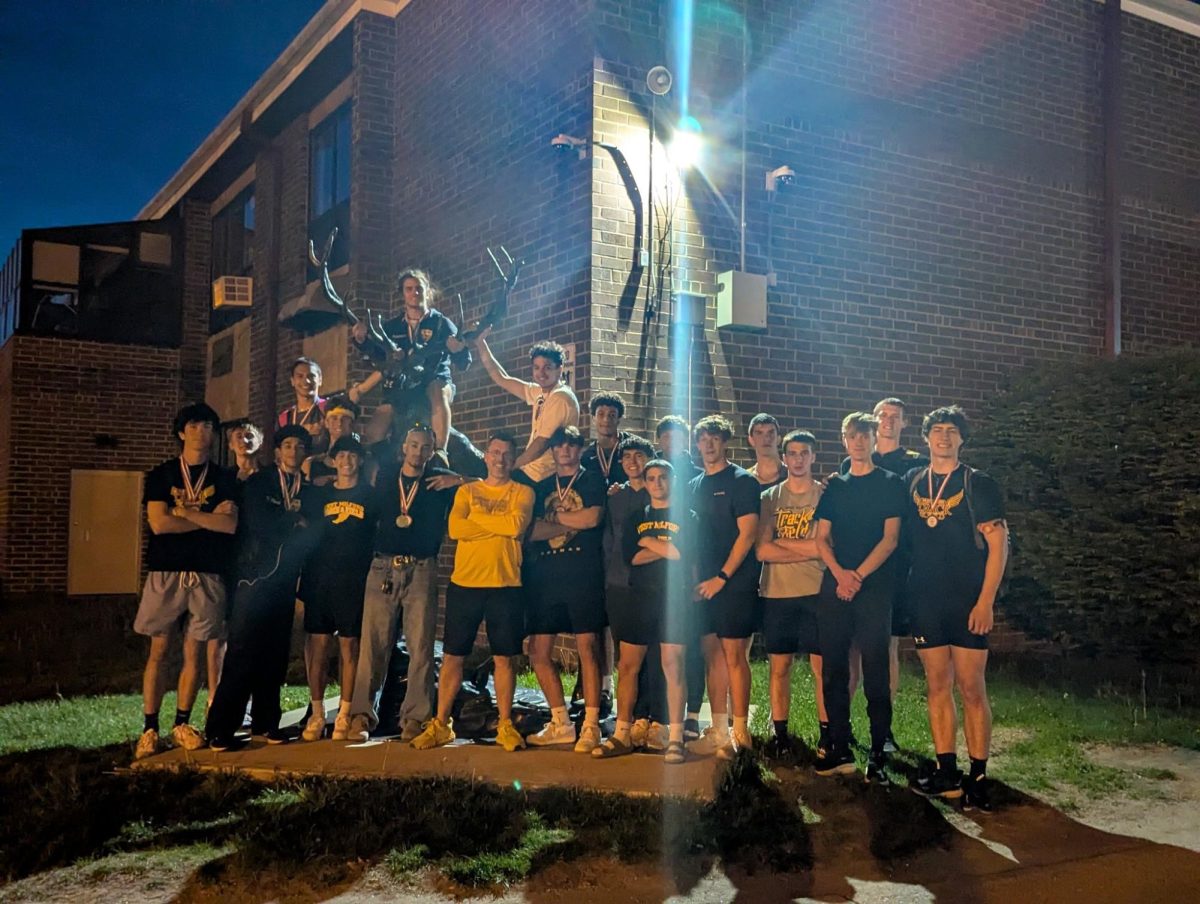 Celebrating after their Big North win!  Back-to-back Champs! 