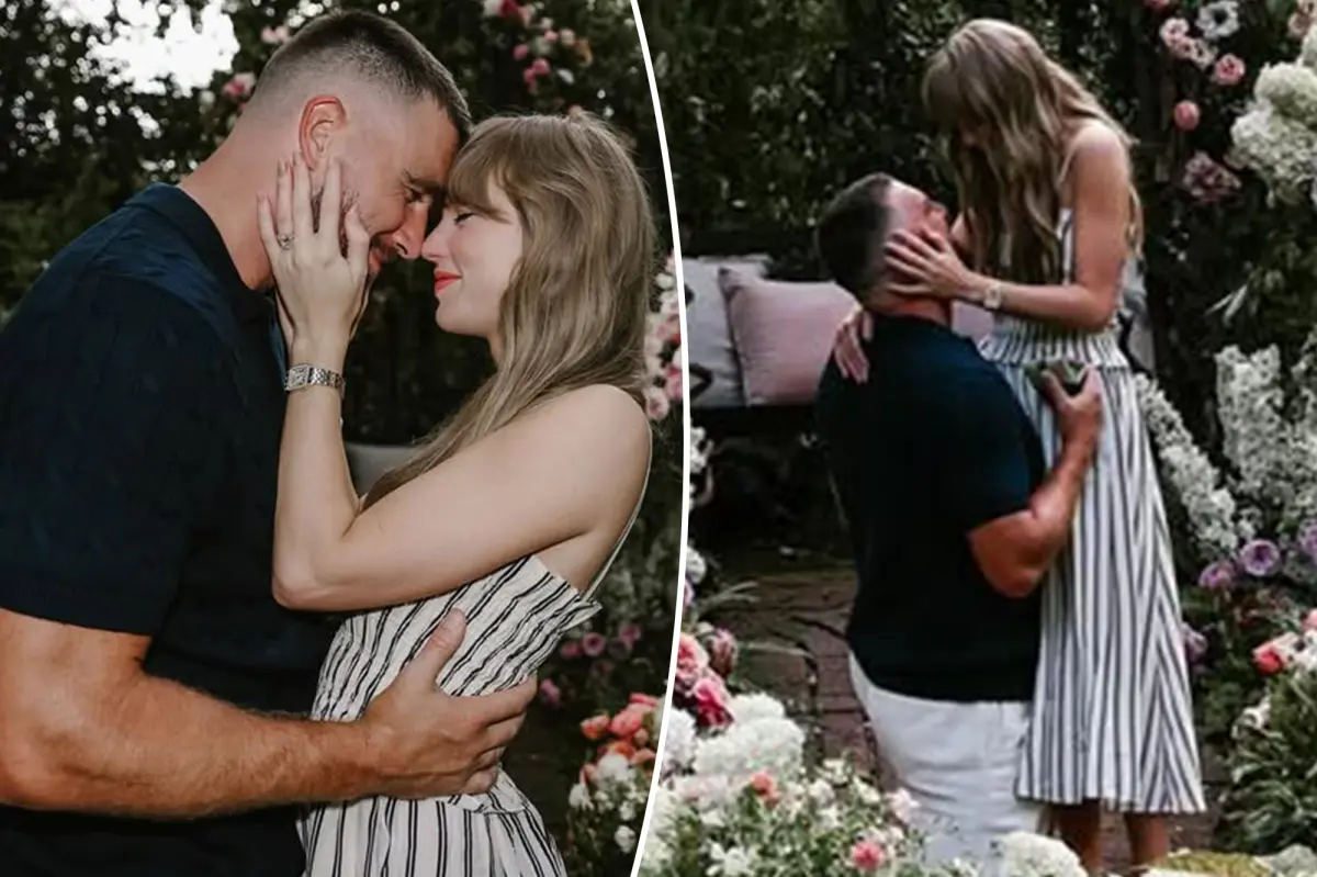 After Swift's engagement last August the internet has been abuzz with speculations about their nuptuals.  Photo via pagesix.com